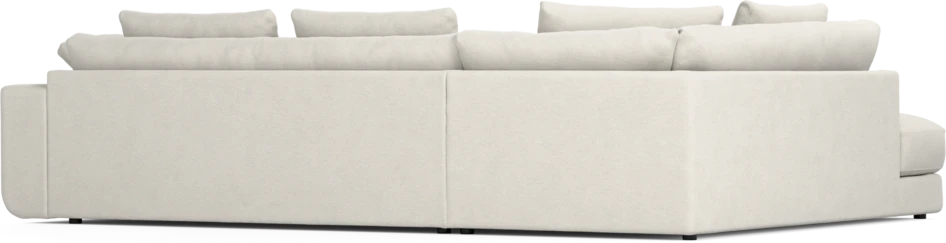 Amie - 3-sits med divan vänster - Vit