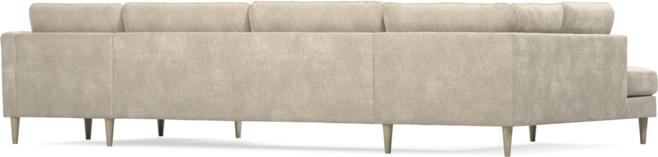 Bridge - 3-sits soffa med divan vänster och schäslong höger - Beige