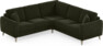 Eden - Hörnsoffa, 2+2-sits - Grön