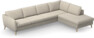 County - 3-sits soffa med divan höger - Beige