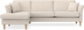 Eden - 2,5-sits soffa med schäslong - Beige