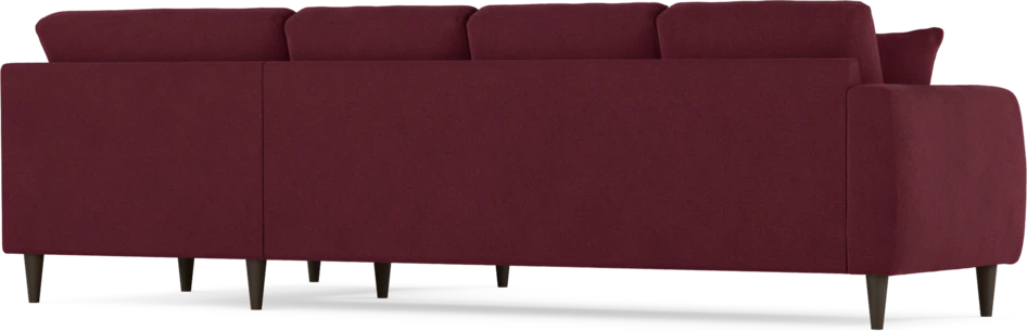 Eden - Hörnsoffa, 3+1-sits - Röd