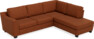 Friday - 2,5-sits soffa med divan höger - Orange