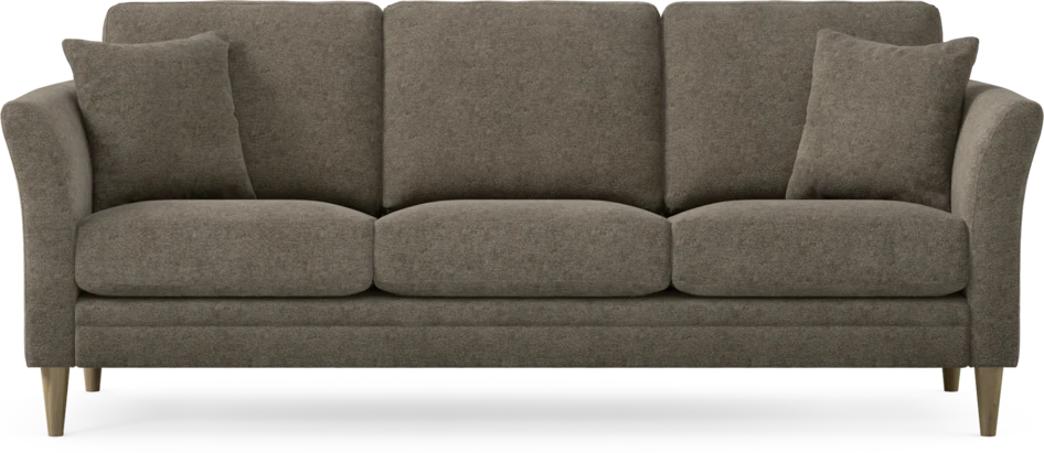 Eden - 3-sits soffa - Brun