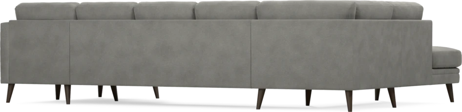 Eden - 3-sits soffa med divan vänster och schäslong höger - Grå