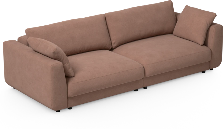 Amie - Bäddsoffa 4-sits - Rosa