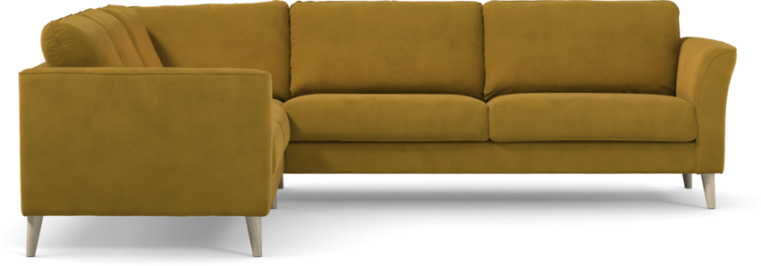 Bridge - Hörnsoffa, 2+3-sits - Gul