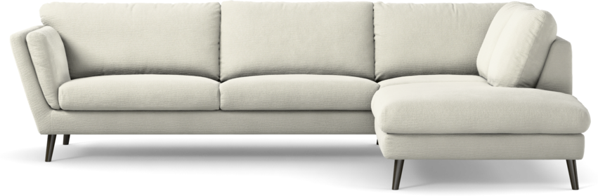 Madison Lux - 3-sits soffa med divan höger - Vit