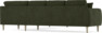 Eden - Hörnsoffa, 3+3-sits - Grön