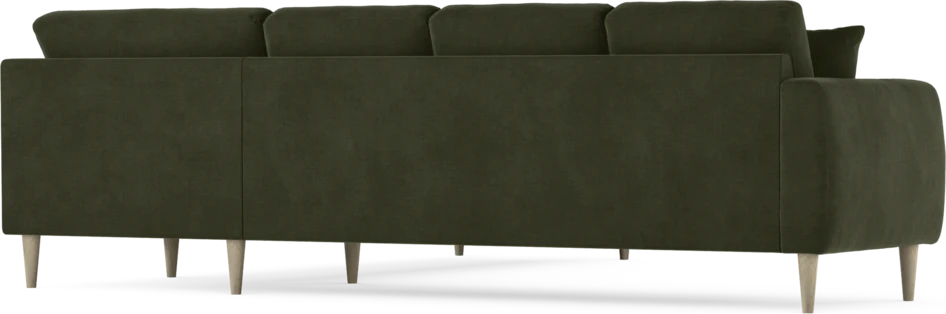 Eden - Hörnsoffa, 3+3-sits - Grön