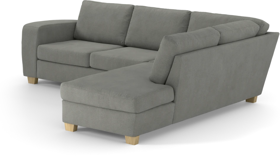 Friday - 2,5-sits soffa med divan höger - Grå