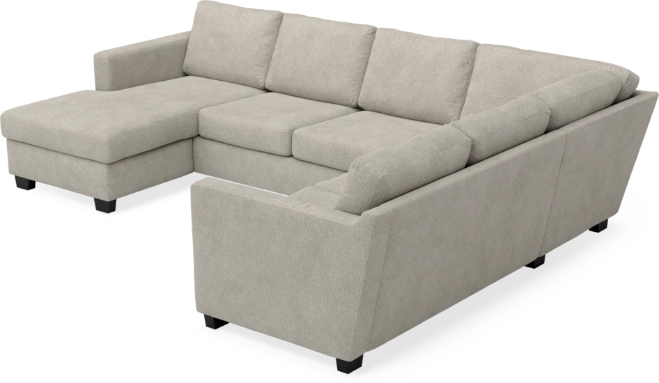 Friday - Hörnsoffa, 3+2-sits med schäslong vänster - Beige