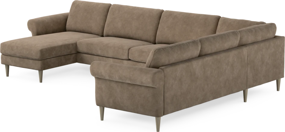 Bridge - Hörnsoffa, 3+2-sits med schäslong vänster - Beige