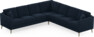 Eden - Hörnsoffa, 3+3-sits - Blå