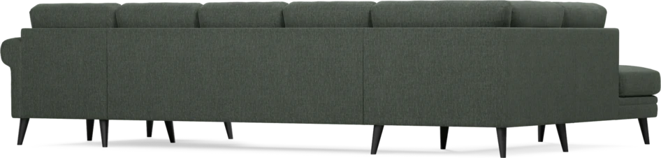 Eden - 3-sits soffa med divan vänster och schäslong höger - Grön