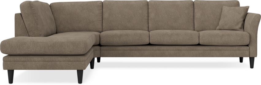 Eden - 3-sits soffa med divan - Gul