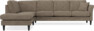 Eden - 3-sits soffa med divan - Gul