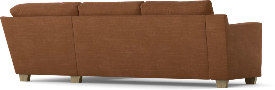 Friday - 2,5-sits soffa med divan höger - Orange