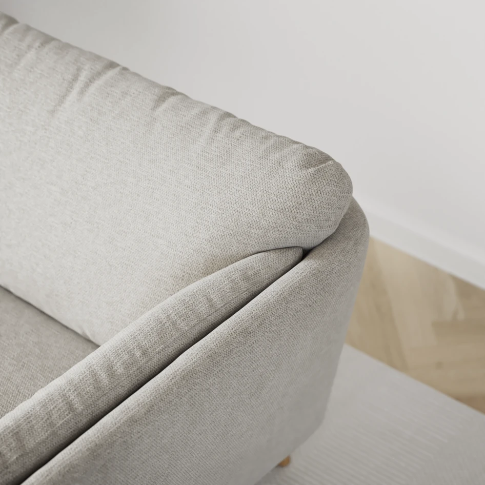 Madison Lux - 2-sits soffa med divan vänster och schäslong höger - Grå