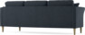 Eden - 3-sits soffa svängd - Blå