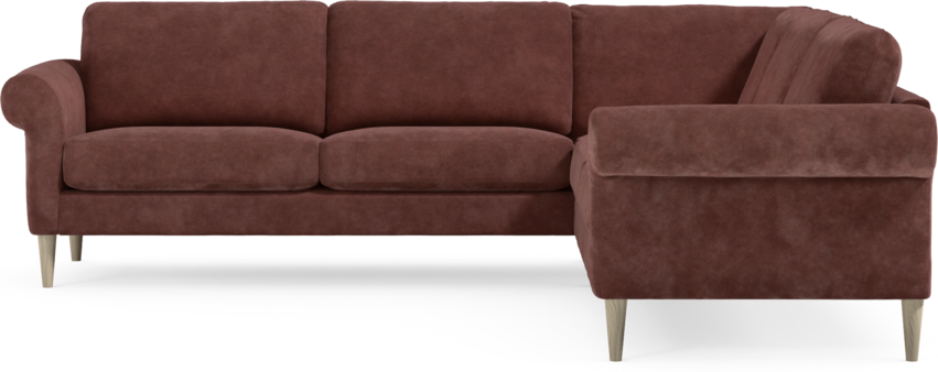 Bridge - Hörnsoffa, 2+2-sits - Röd