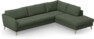 County - 2,5-sits soffa med divan höger - Grön