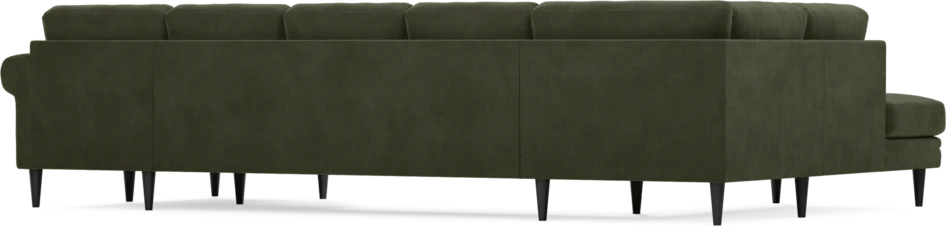 Eden - 3-sits soffa med divan vänster och schäslong höger - Grön