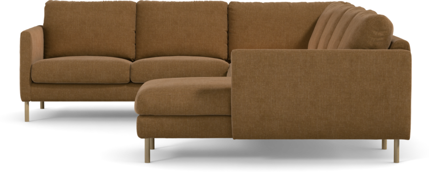 Madison Lux - Hörnsoffa med schäslong höger - Brun