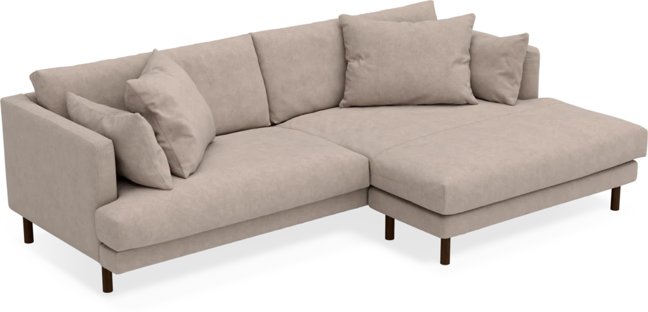 Harper - 4-sits med schäslong XL höger - Beige