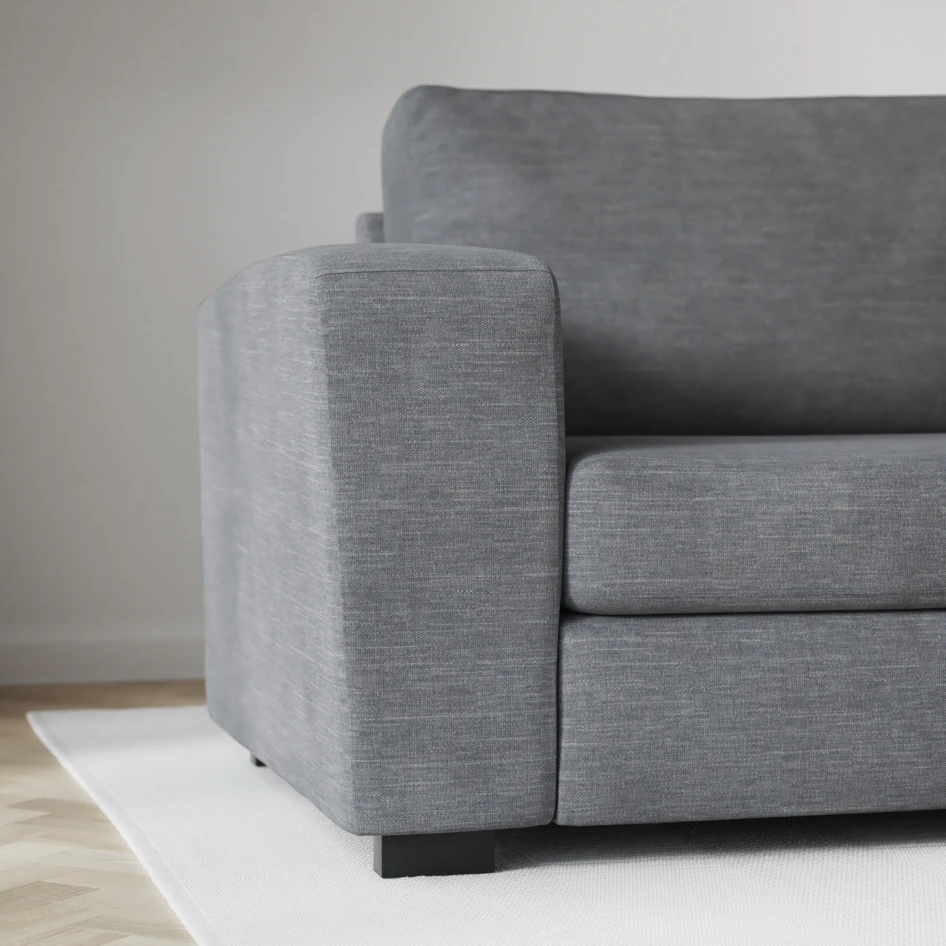Friday - 2,5-sits soffa med divan höger - Grå