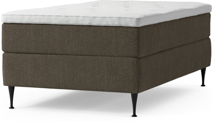 Delux Exclusive, Kontinentalsäng, enkelsäng 120 cm med bäddmadrass och sängben