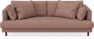 Harper - 3-sits soffa, hel dyna - Rosa