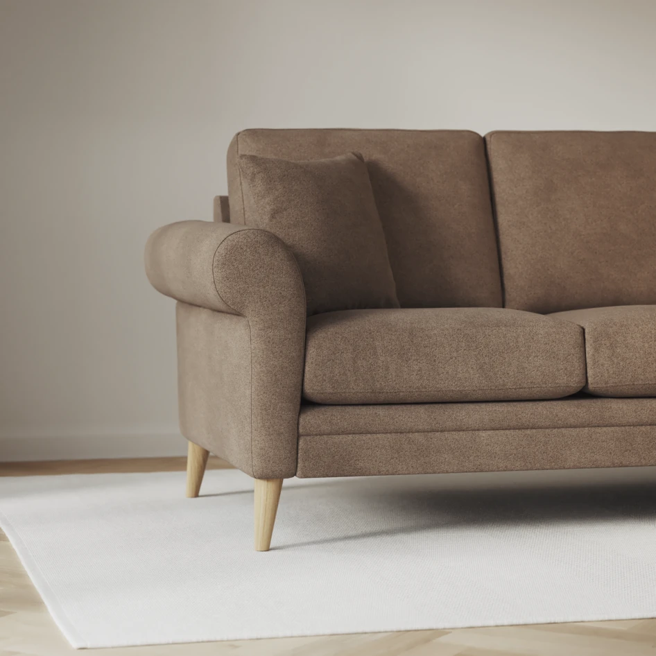 Eden - Hörnsoffa, 2+2-sits - Brun