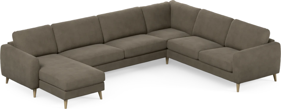 Bridge - Hörnsoffa, 3+2-sits med schäslong vänster - Beige