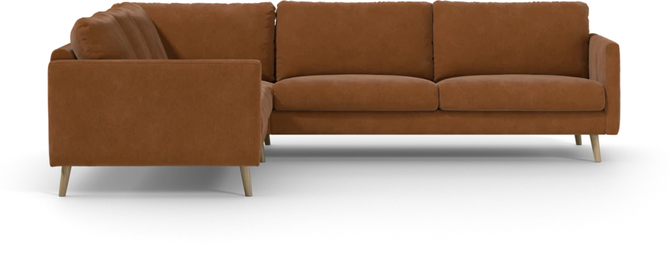 Madison Lux - Hörnsoffa 2+3-sits, hörn 1 - Orange