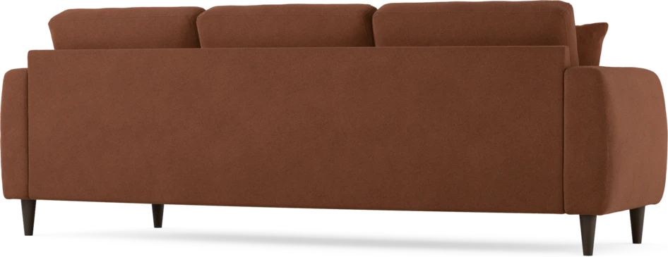 Eden - 3-sits soffa svängd - Orange