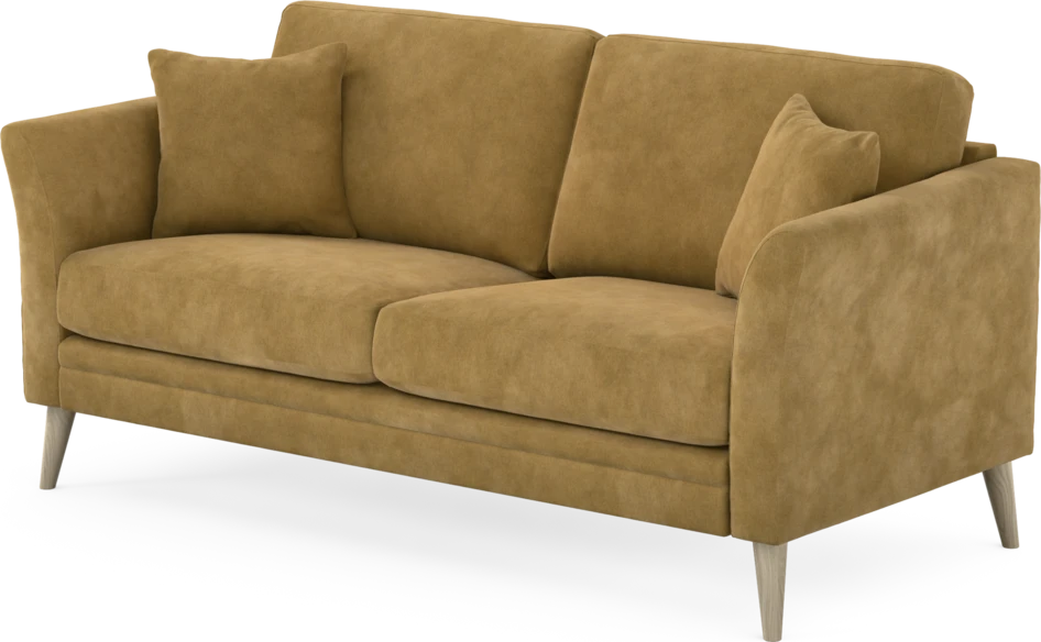 Eden - 2,5-sits soffa - Gul