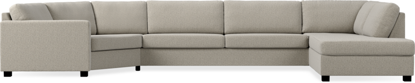 Nevada - 3-sits soffa med cosy hörn vänster och divan höger - Beige