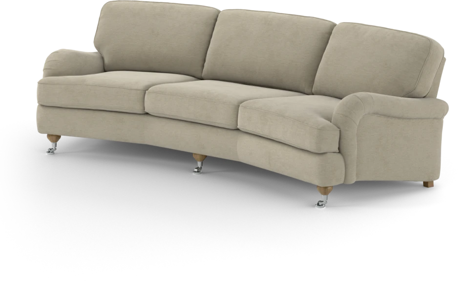 Oxford - 3-sits soffa svängd - Beige