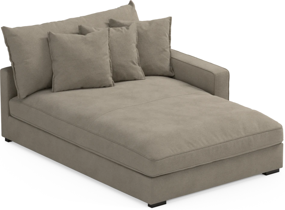 Rossi - Schäslong XL höger - Beige