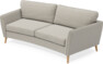 County - 3-sits soffa svängd - Beige