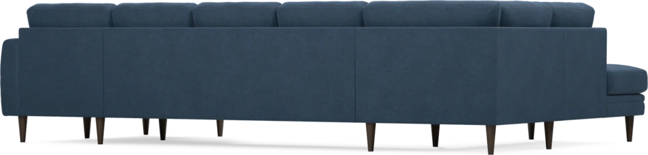Eden - 3-sits soffa med divan vänster och schäslong höger - Blå