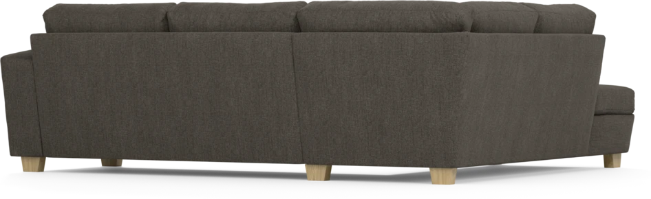 Friday - 2,5-sits soffa med divan vänster - Brun