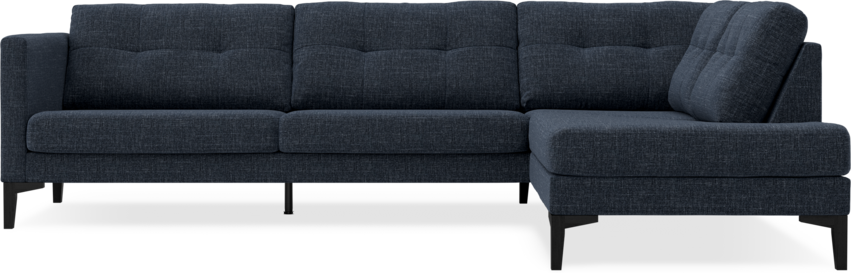 Rio - 3-sits soffa med divan höger - Blå