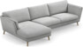 Madison Lux - 3-sits soffa med schäslong vänster - Grå