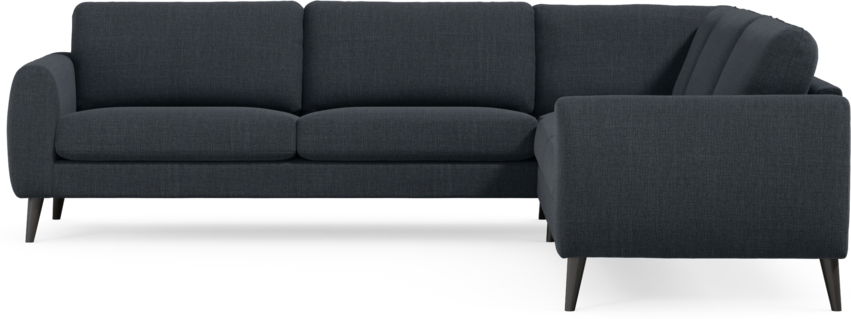 Bridge - Hörnsoffa, 3+3-sits - Blå