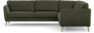 Bridge - Hörnsoffa, 3+2-sits - Grön