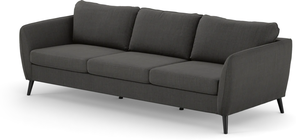 County - 3-sits soffa - Grå