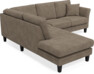 Eden - 2-sits soffa med divan - Gul