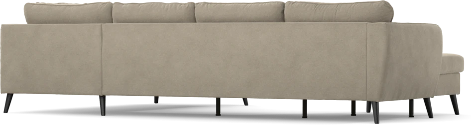 County - 3-sits soffa med schäslong vänster och divan höger - Beige
